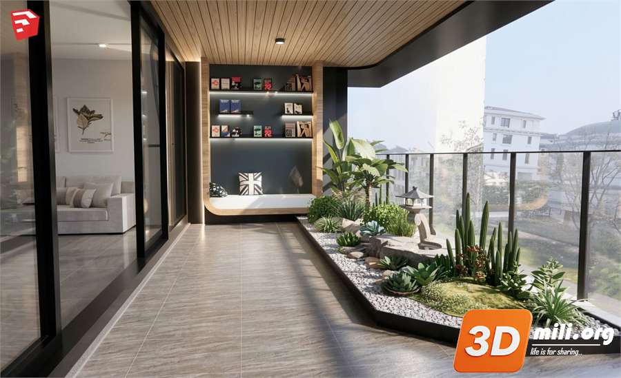 Balcony Skp Files